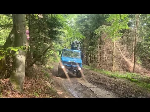 Wjazd w ciężkim terenie - Górna Cięcina